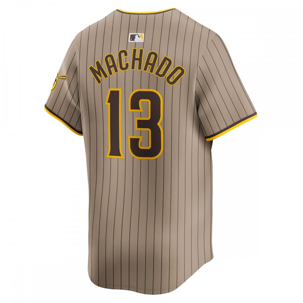 Manny Machado San Diego Padres Alternate Limited Player Jersey – Tan-Pro Kit Vault | Brand New 26/27 Sports Jerseys